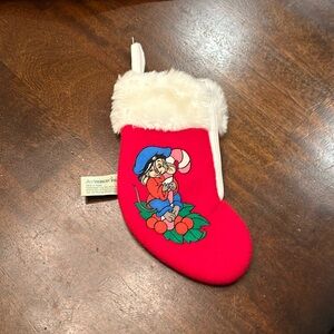 Vintage 1996 Mini McDonald’s Sears American Tale Christmas Holiday Stocking